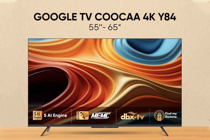 Google Tivi QLED Coocaa AI 4K 65 inch 65Y84